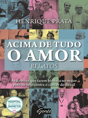 cover image of Acima de tudo o amor – Relatos